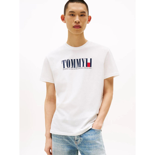 Tommy Hilfiger Ανδρική κοντομάνικη μπλούζα Logo Crew Neck T-Shirt